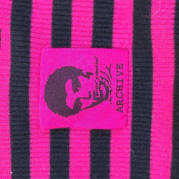 Betsey Johnson long sleeve striped top size sm - Picture 3 of 5